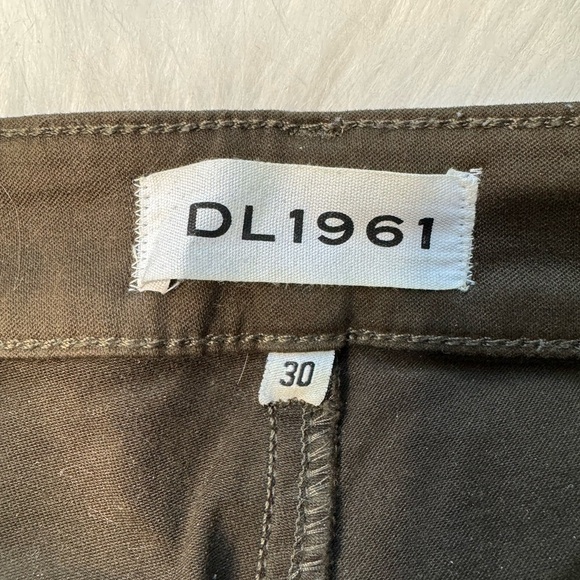 DL1961 Margaux Instasculpt Ankle Skinny McKinney Olive - Picture 3 of 7